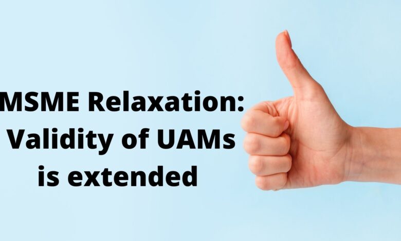 MSME Relaxation Validity of UAMs is extended