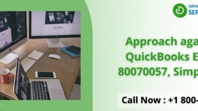 Approach against QuickBooks Error 80070057, simplified